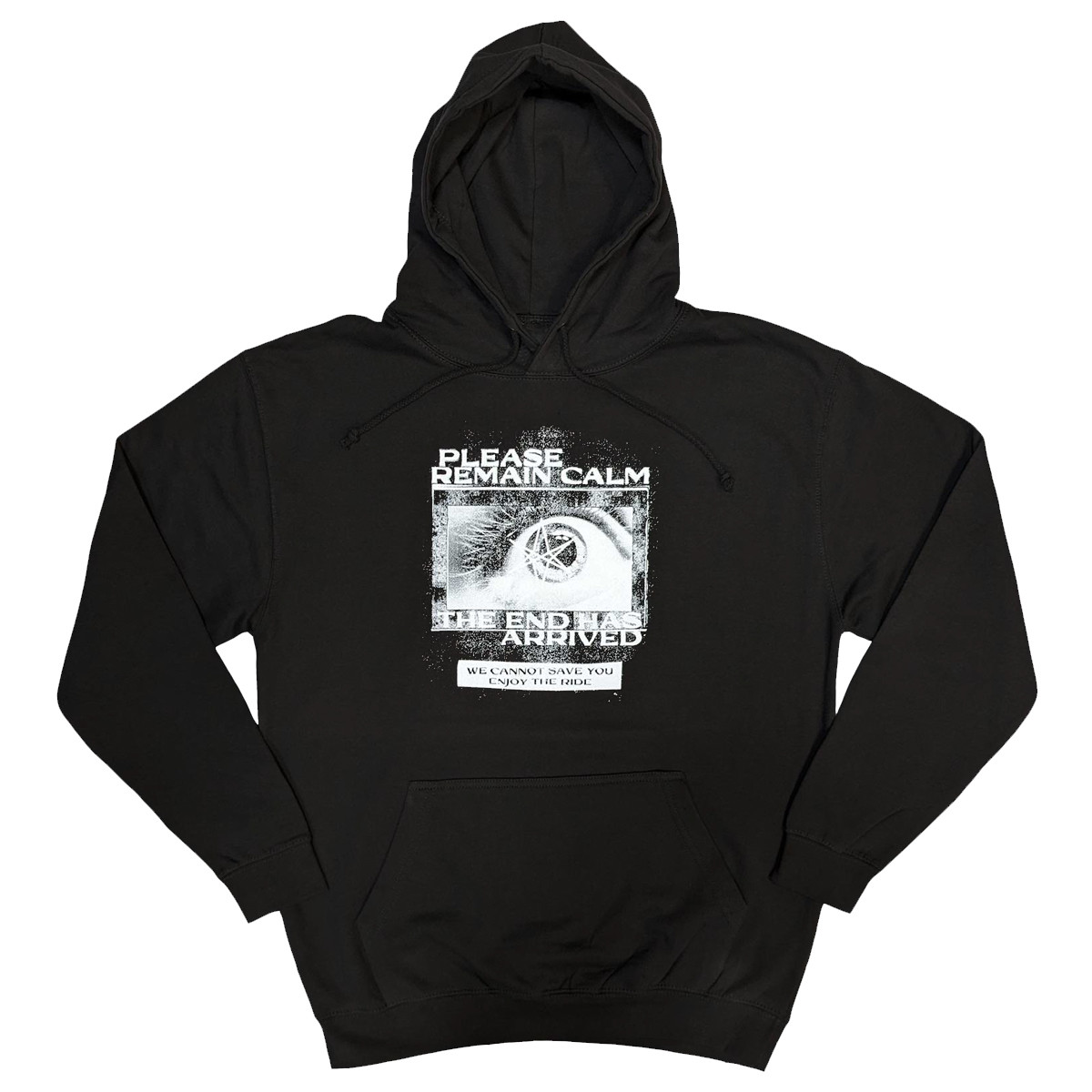 Bring Me The Horizon 'Remain Calm FP' (Black) Pull Over Hoodie