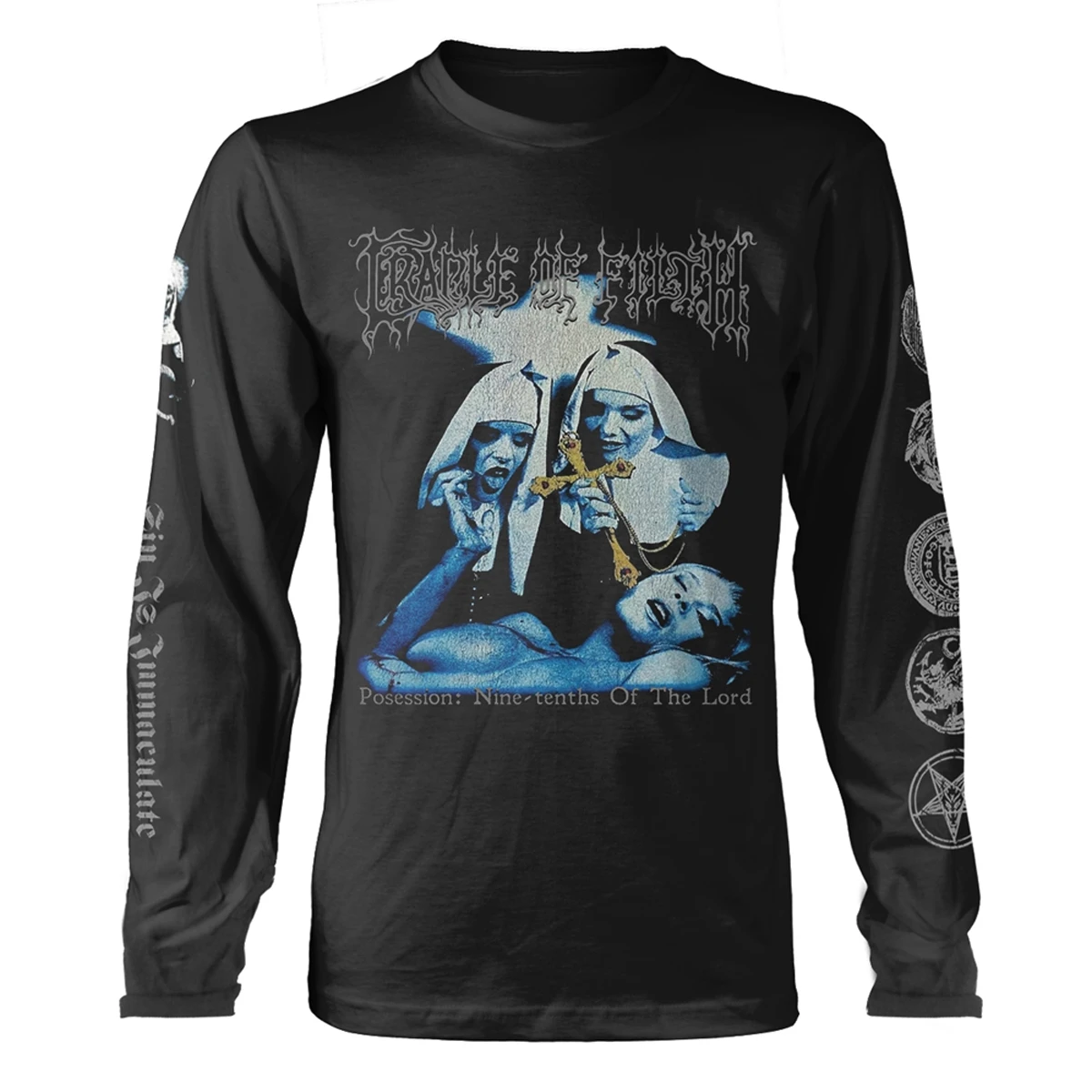 Cradle Of Filth 'Decadence' (Black) Long Sleeve Shirt