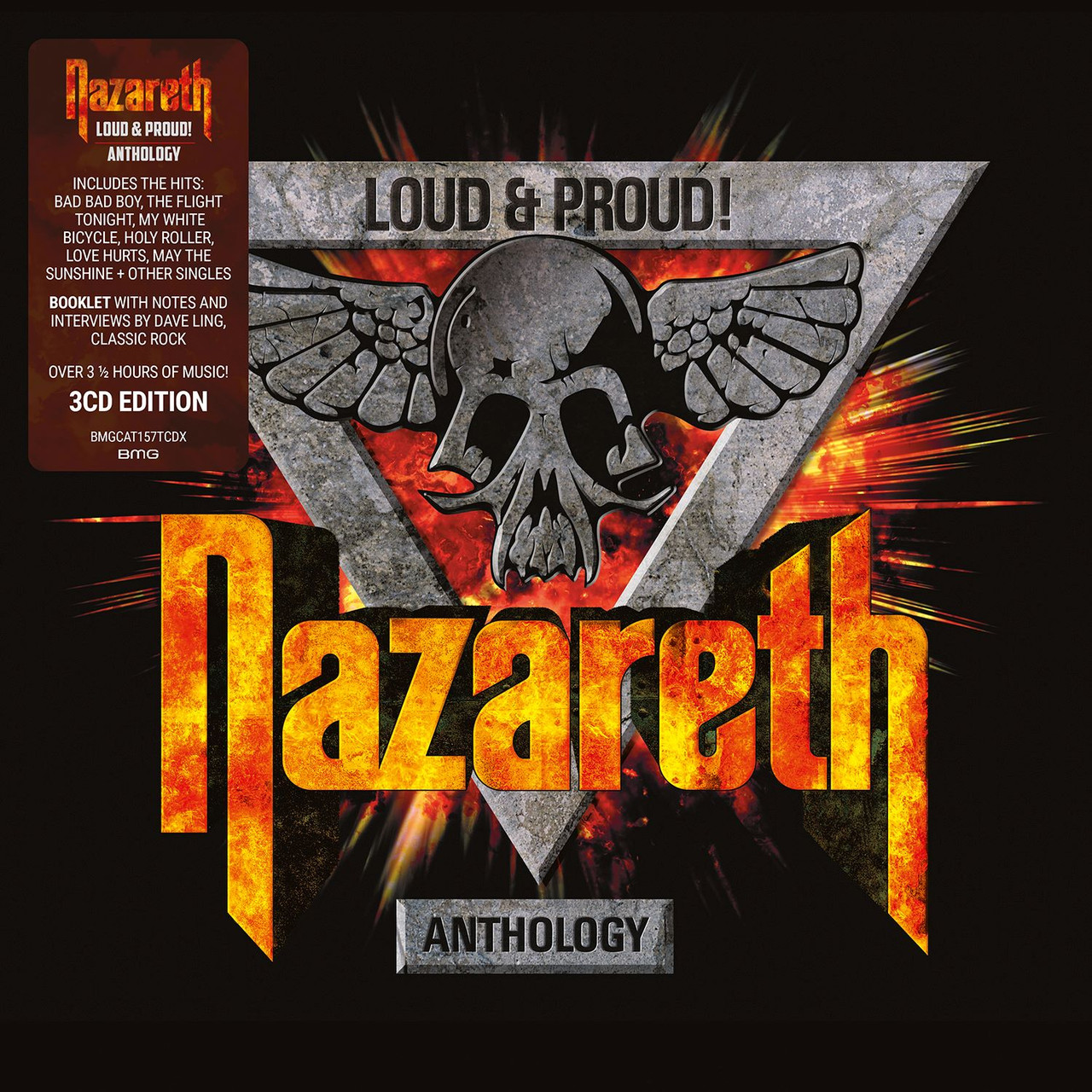 Nazareth 'Loud & Proud! Anthology'' 3CD Digipack