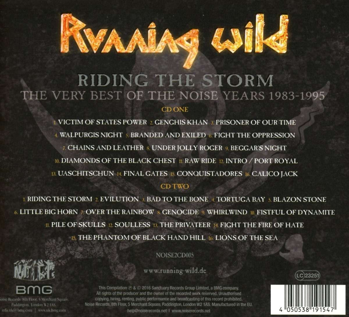 Running Wild 'Riding The Storm: The Very Best Of The Noise Years 1983-1995' 2CD Digipack