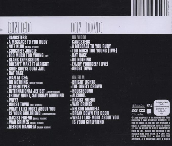 The Specials 'The Best Of The Specials' CD / DVD Set