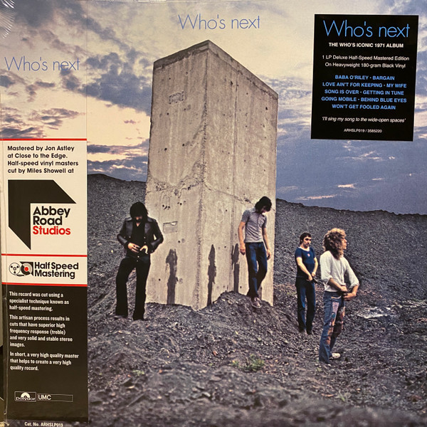 The Who 'Who's Next' LP 180 gram Half-Speed Master Black Vinyl