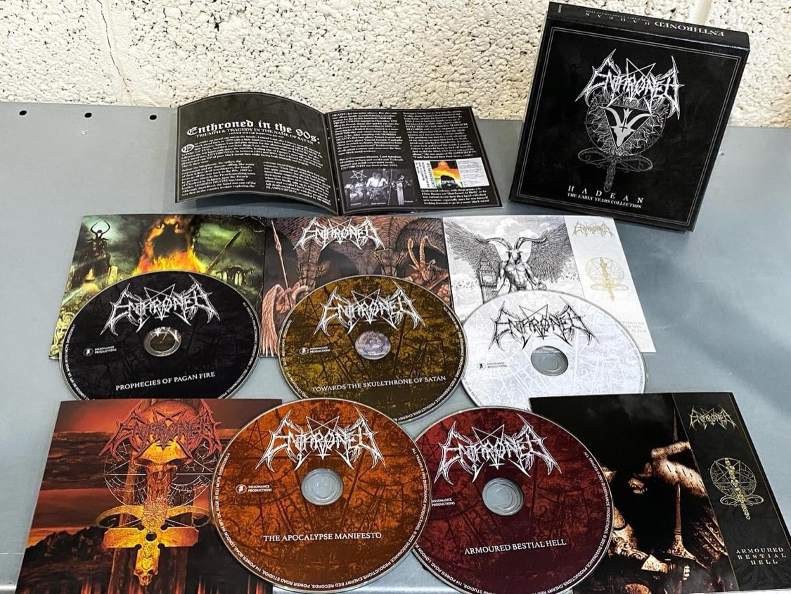 Enthroned 'Hadean' 5CD Box Set