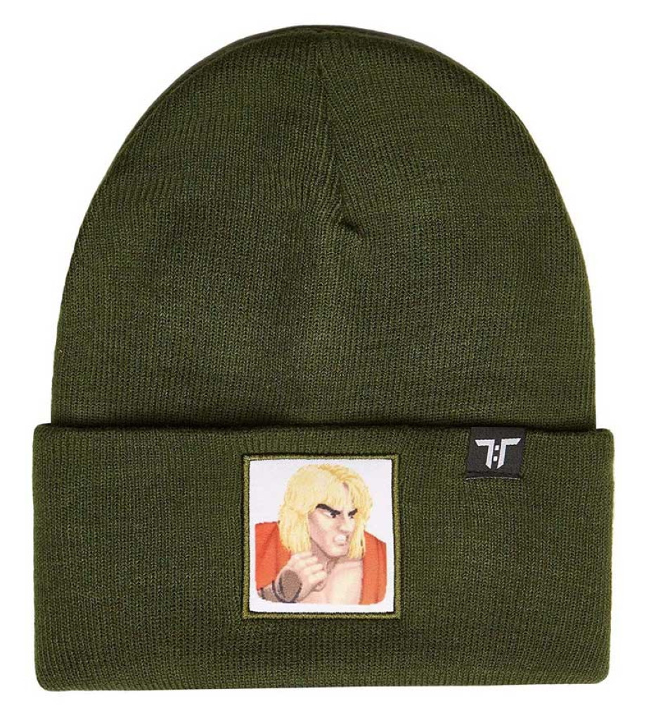 Tokyo Time x Street Fighter 'Ken' (Green) Beanie Hat