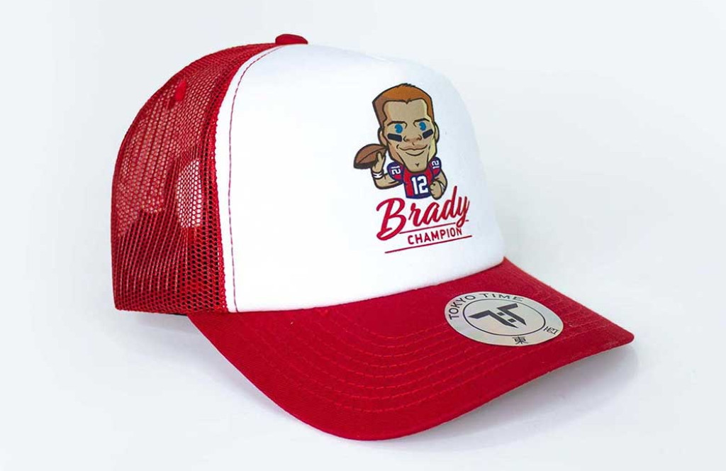 Tokyo Time x NFLPA 'Tom Brady Emoji' (Multicoloured) Trucker Cap