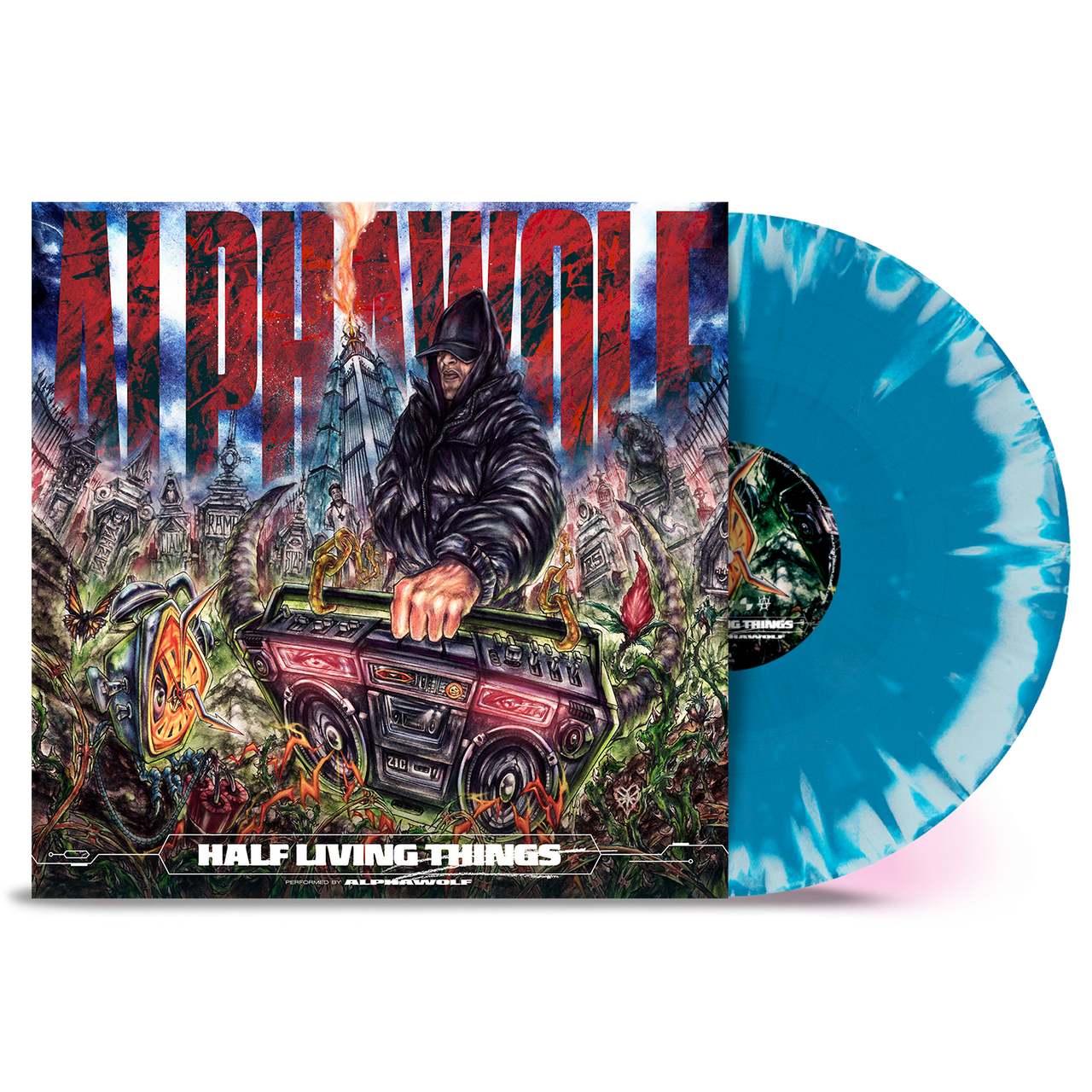 Alpha Wolf 'Half Living Things' LP Blue/Dark Blue Corona Vinyl