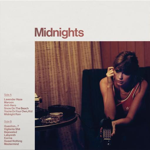 Taylor Swift 'Midnights' LP Gatefold Blood Moon Marbled Vinyl