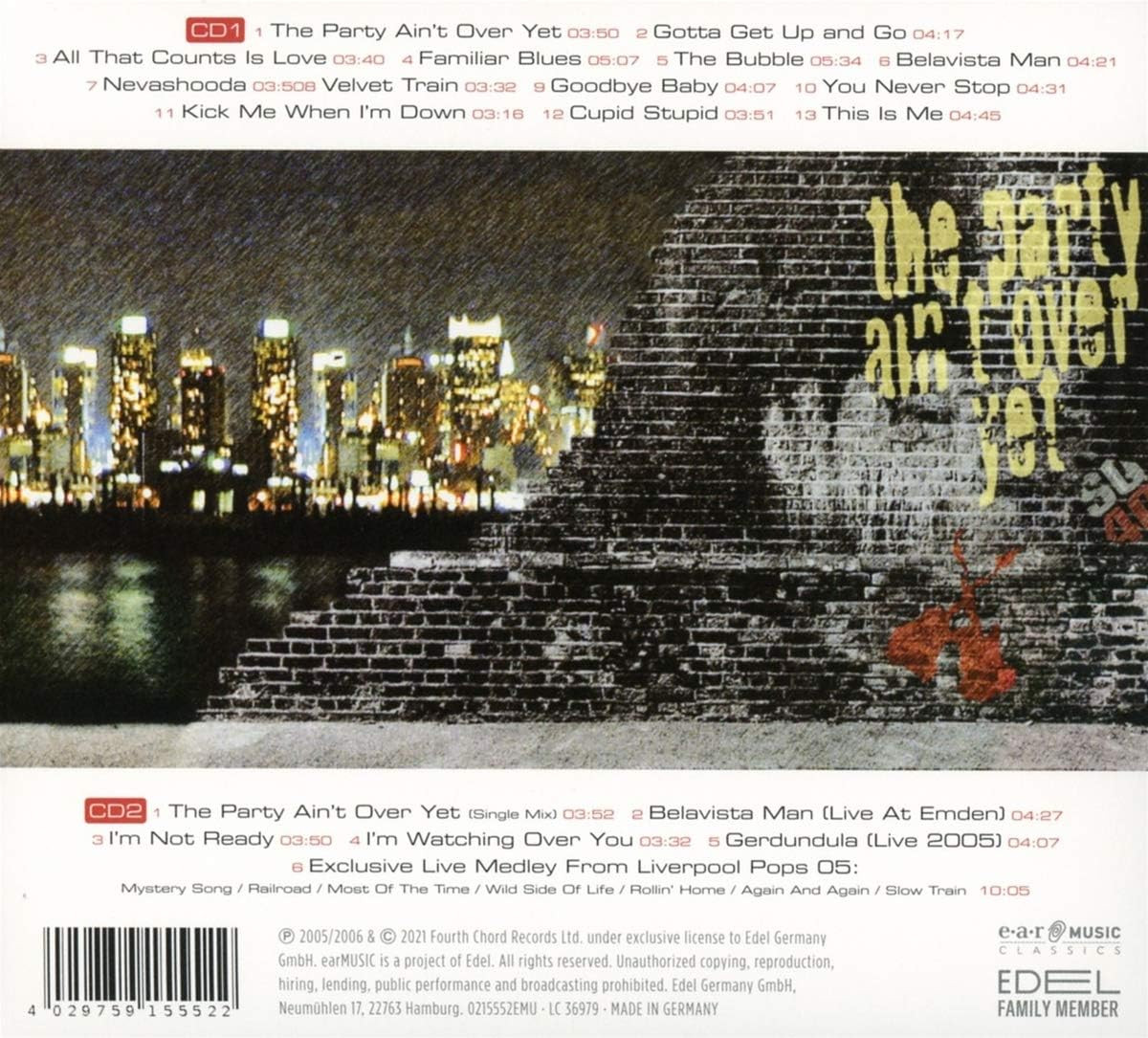 Status Quo 'The Party Ain't Over Yet' 2CD Digipack