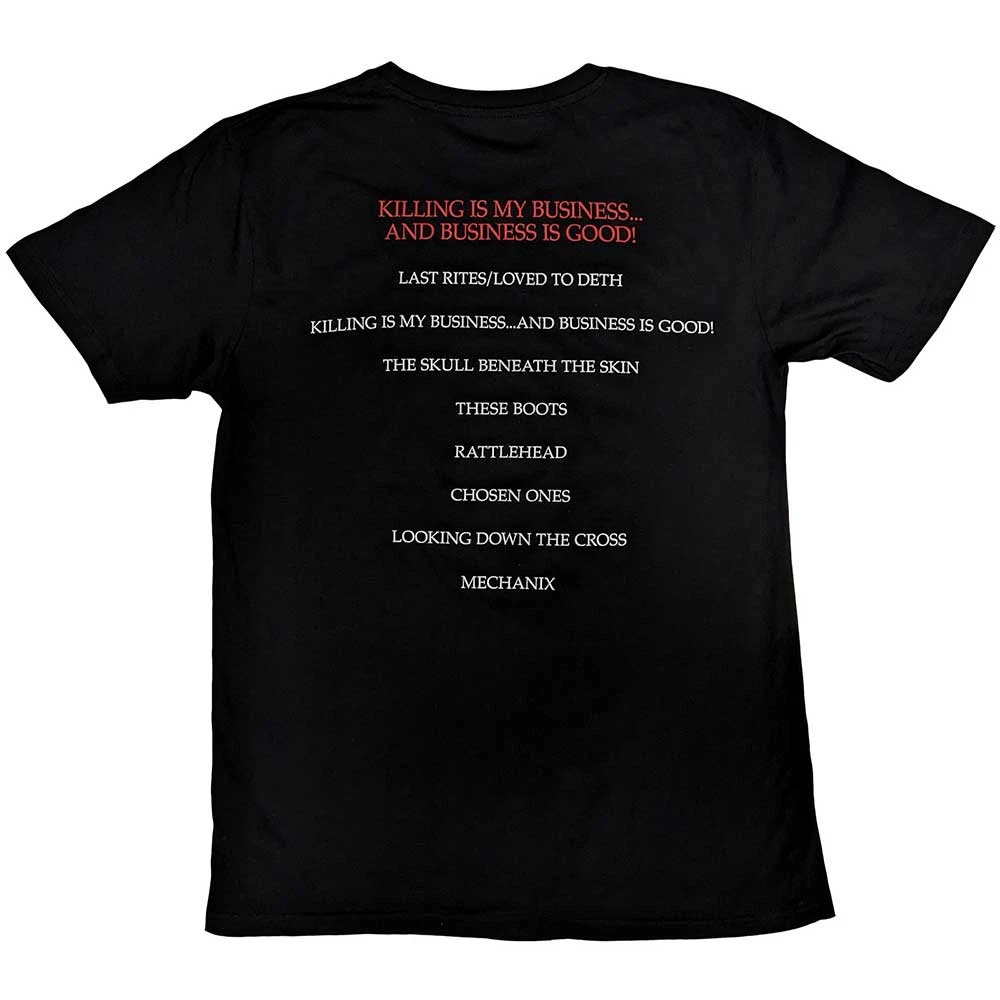 Megadeth 'Killing Biz' (Black) T-Shirt BACK