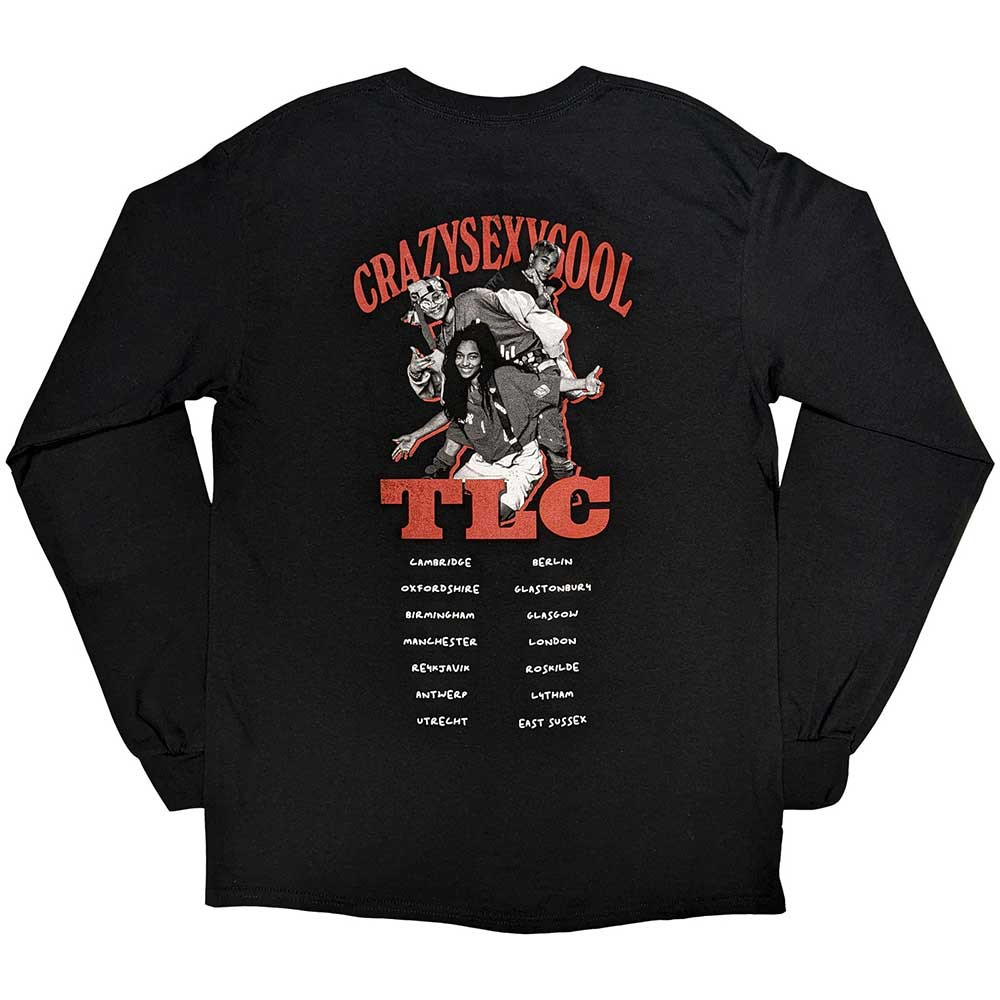 TLC 'CrazySexyCool Photo European Tour 2022' (Black) Long Sleeve Shirt BACK