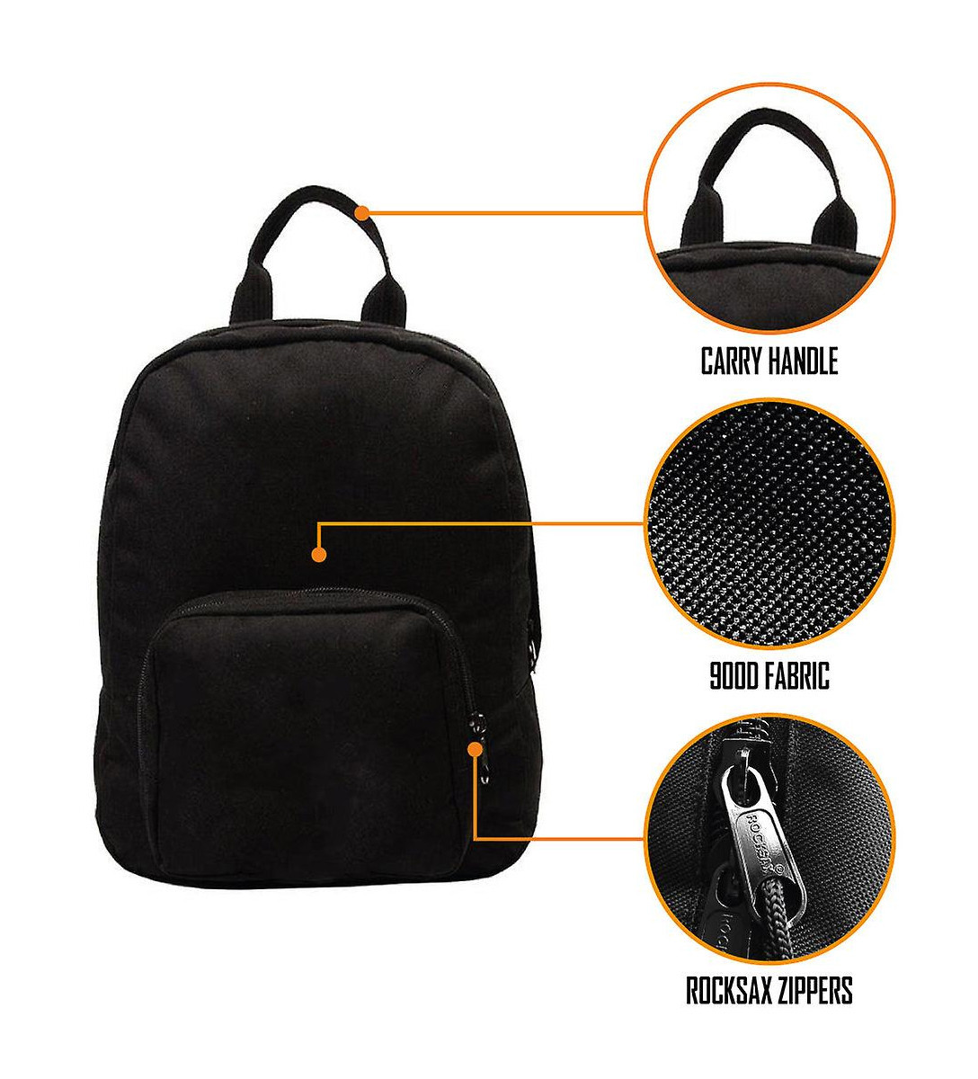 Rocksax Mini Backpack Features