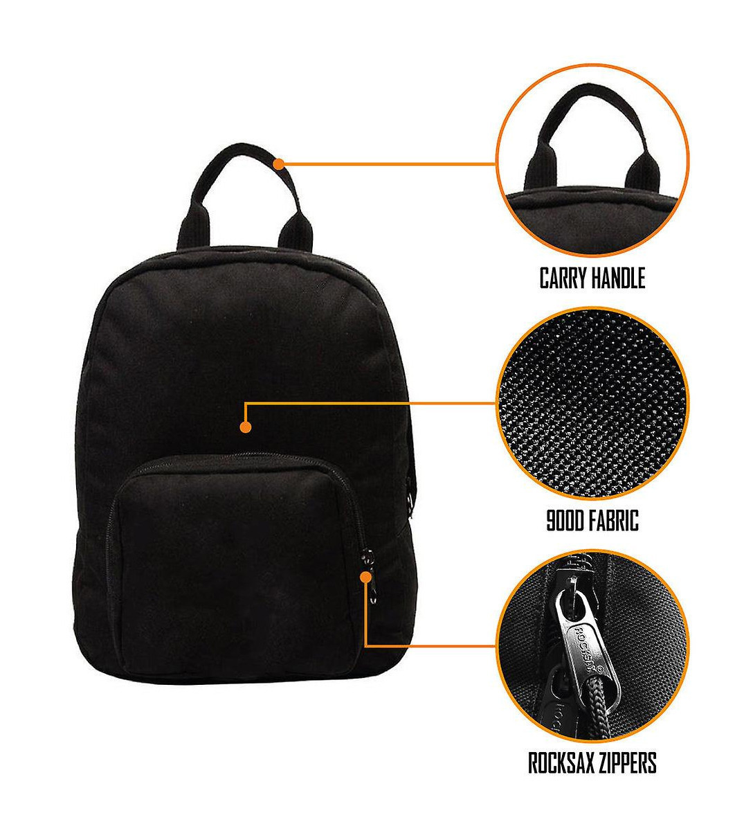 Rocksax Mini Backpack Features