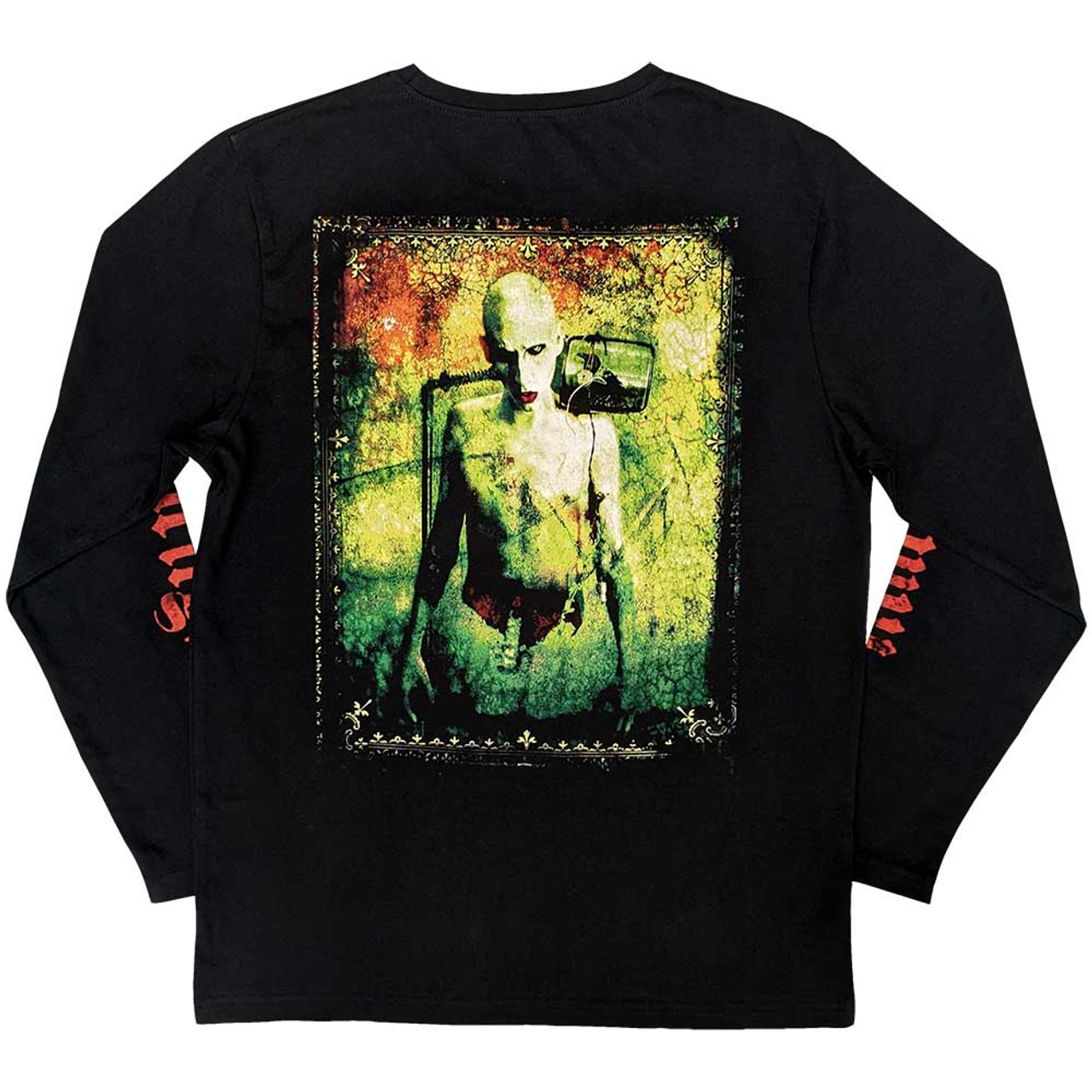 Marilyn Manson 'Death' (Black) Long Sleeve Shirt | Eyesore Merch