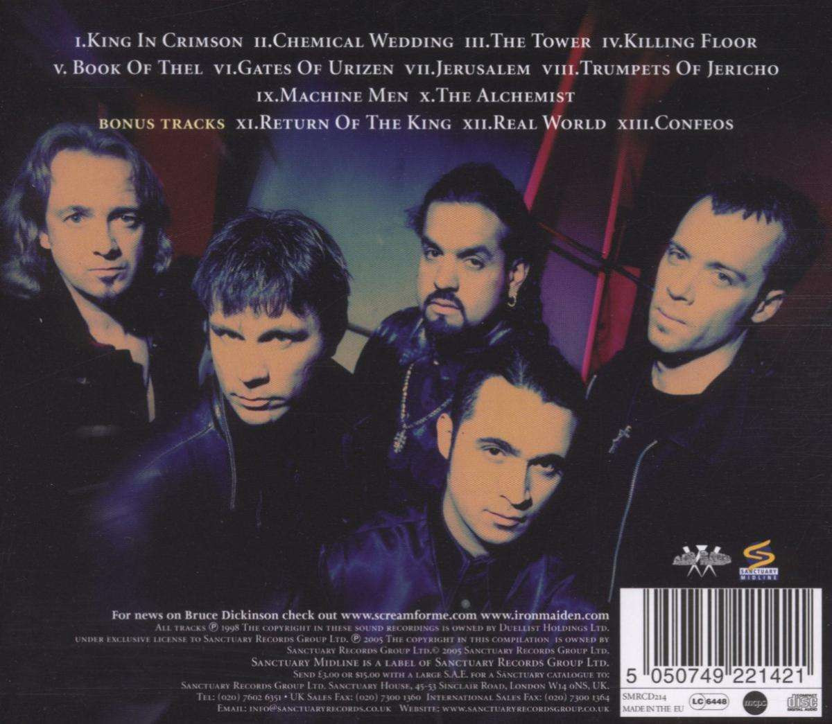 Bruce Dickinson 'The Chemical Wedding' CD