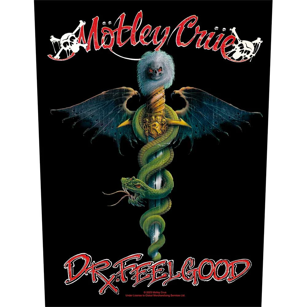 Motley Crue 'Dr Feelgood' Back Patch