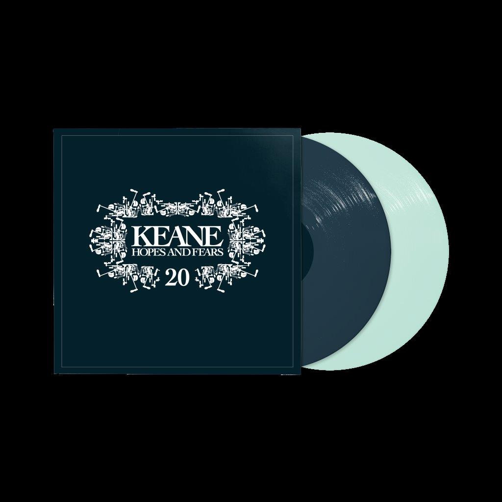 Keane 'Hopes And Fears' (20th Anniversary) 2LP Dark Green / Light Green Vinyl