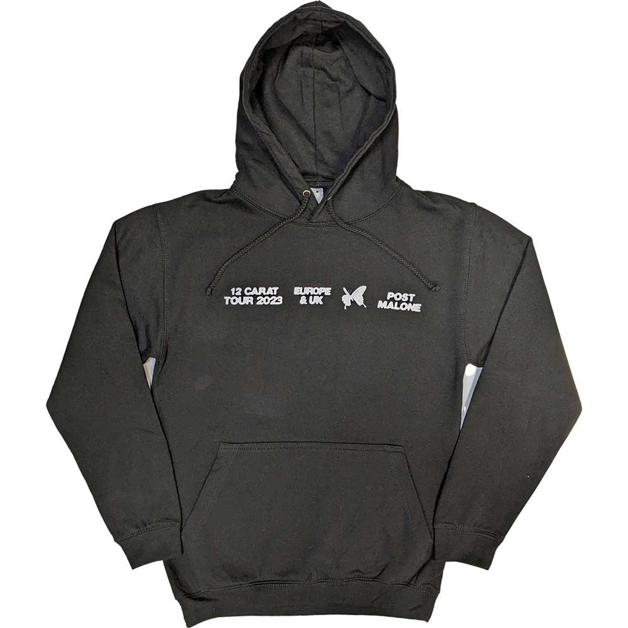 Post Malone 'Inverse Butterfly' (Black) Pull Over Hoodie
