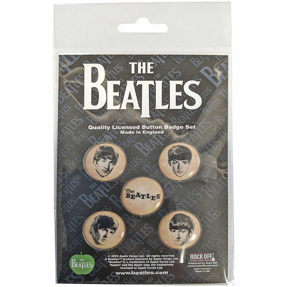 The Beatles 'She Loves You Vintage' Button Badge Pack