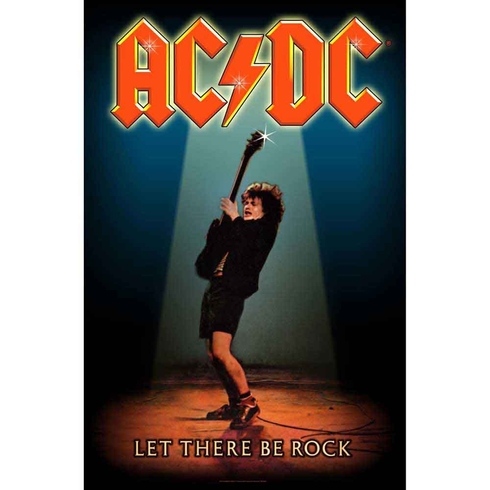 AC/DC 'Let There Be Rock' Textile Poster | Eyesore Merch