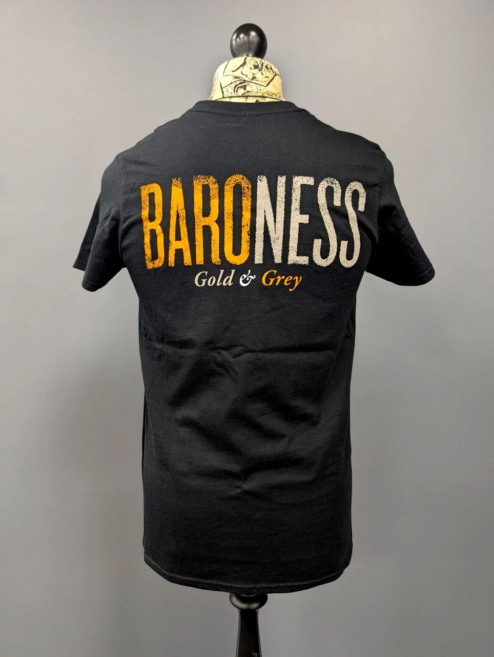 Baroness 'Gold & Grey' (Black) T-Shirt