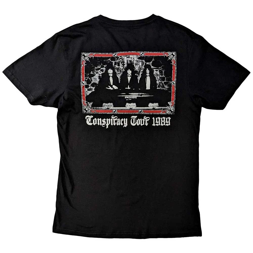 King Diamond 'Conspiracy Tour' (Black) T-Shirt BACK