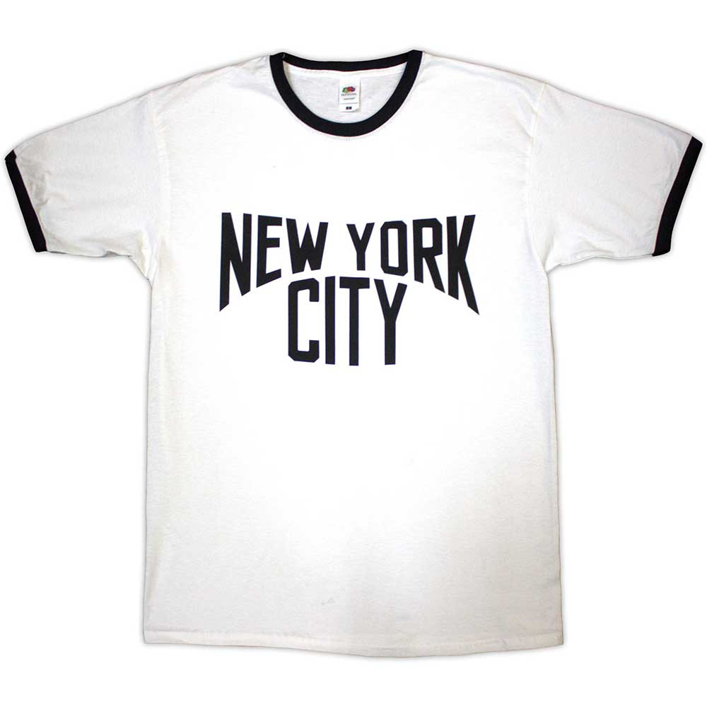 NYC 'Text Logo' (White) T-Shirt