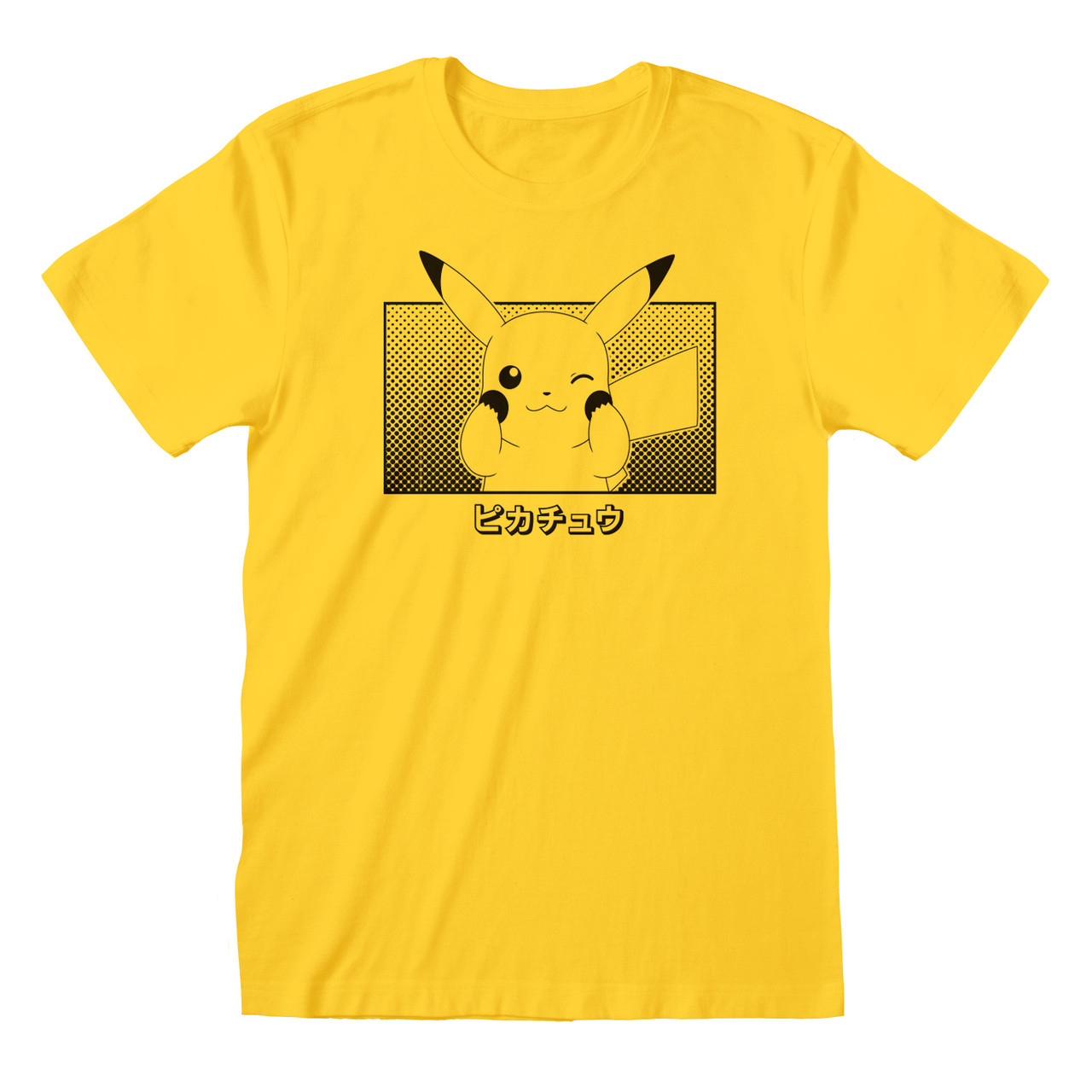 Pokemon 'Pikachu Katakana' (Yellow) T-Shirt