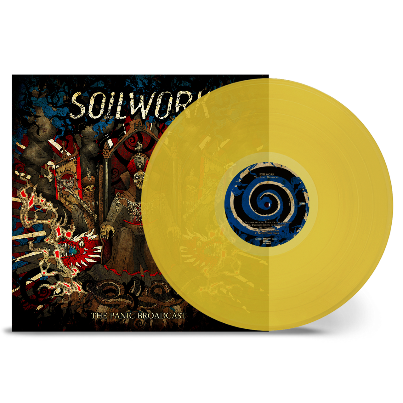 Soilwork 'The Panic Broadcast' LP Transparent Yellow Vinyl