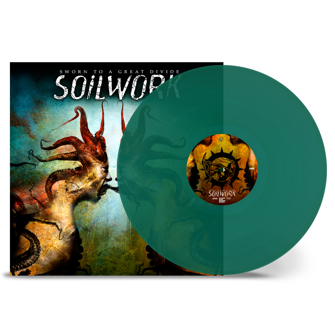 Soilwork 'Sworn To A Great Divide' LP Transparent Green Vinyl