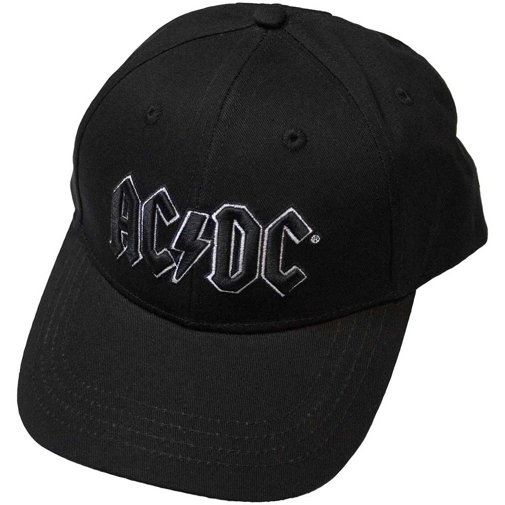AC/DC 'Black Logo' (Black) Baseball Cap | Eyesore Merch