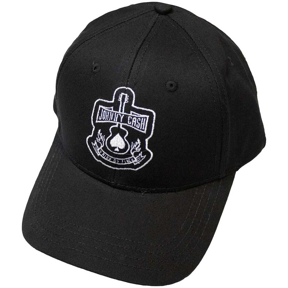 Johnny Cash 'Guitar' (Black) Baseball Cap