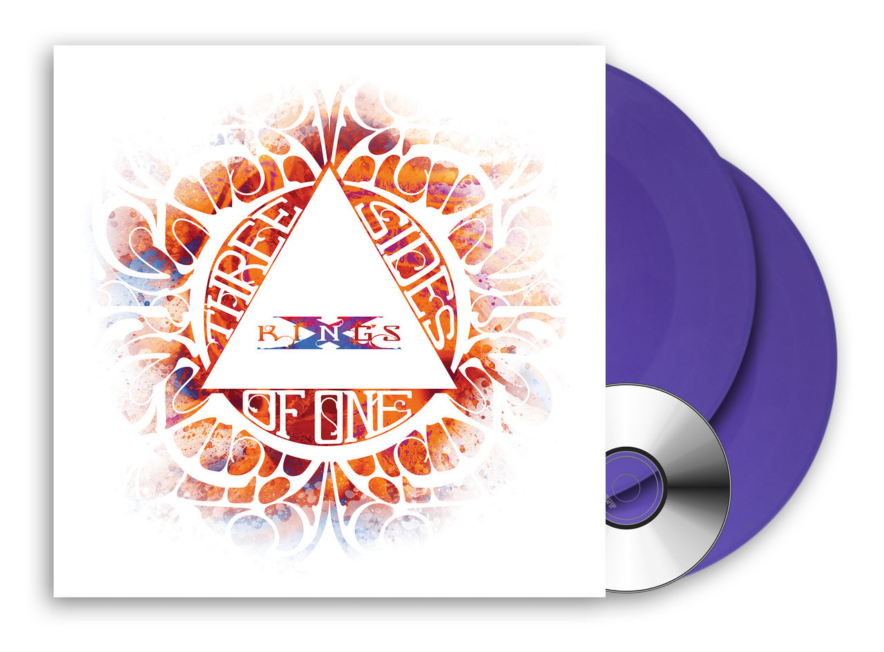 King's X 'Three Sides Of One' 2LP & CD Gatefold Lilac 180g Vinyl