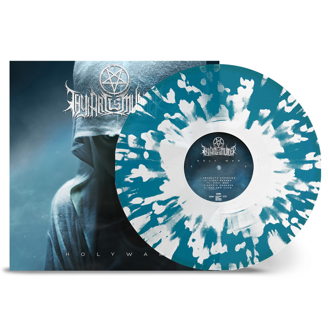 Thy Art Is Murder 'Holy War' LP Transparent Green White Splatter Vinyl