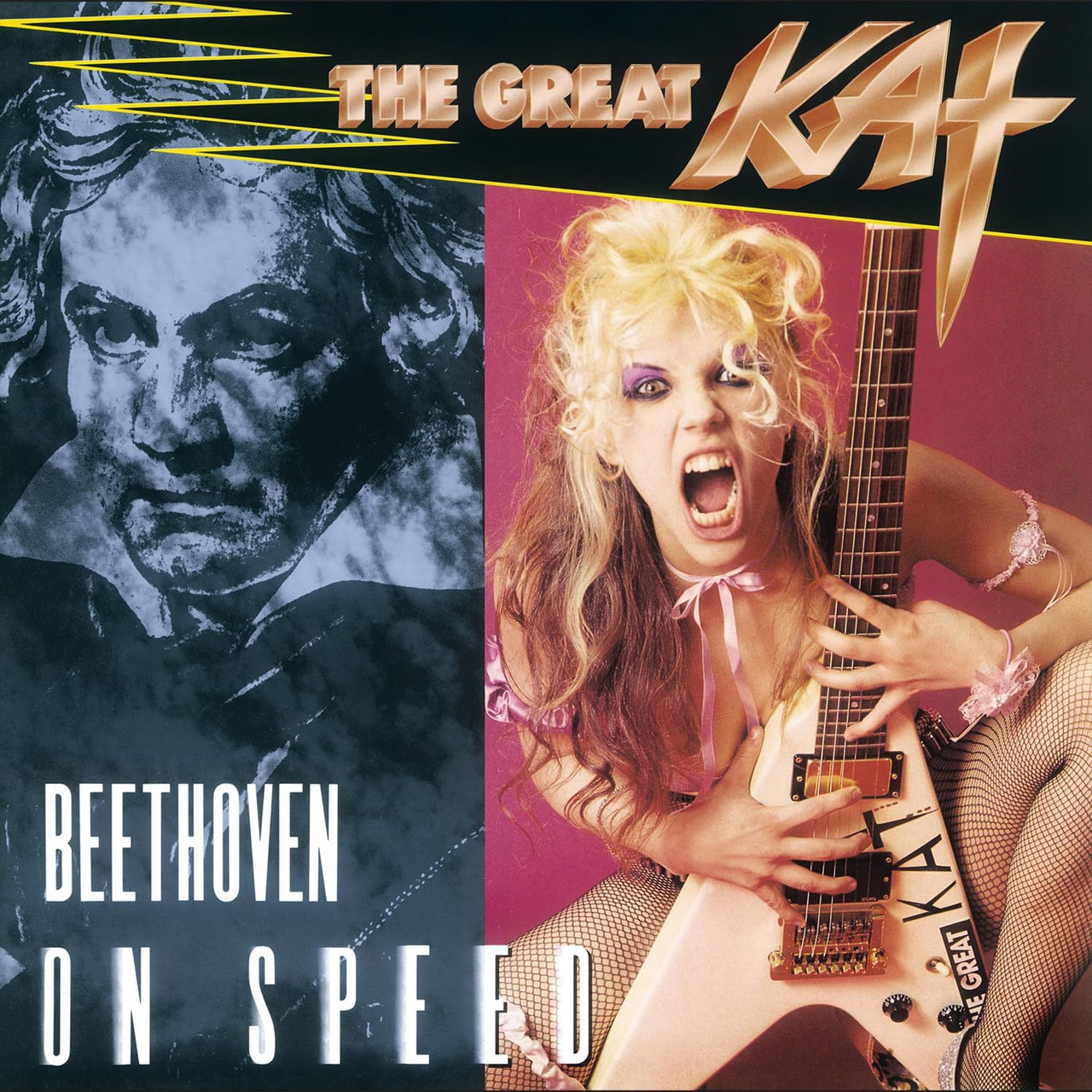 The Great Kat 'Beethoven On Speed' LP 180 Gram Translucent Red Vinyl