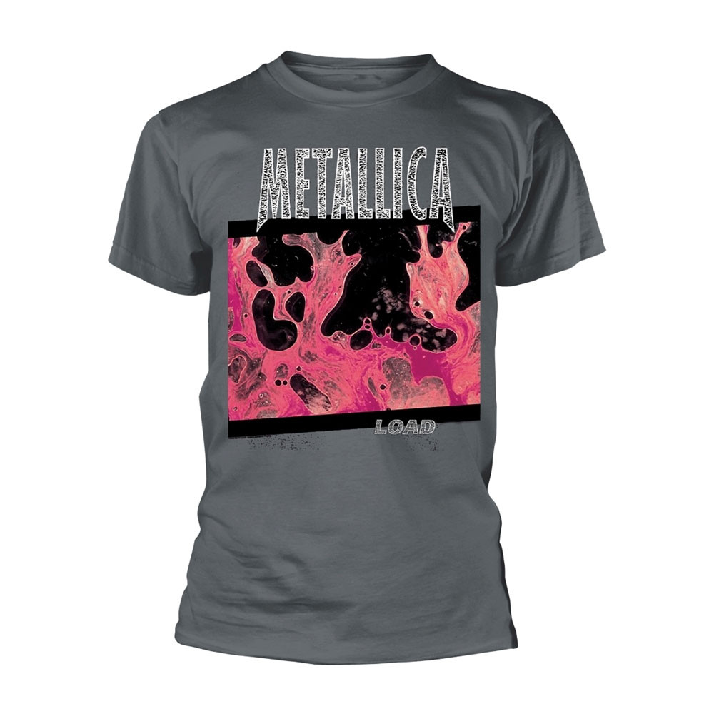 Metallica 'Load Heavy Metal' (Grey) T-Shirt Front