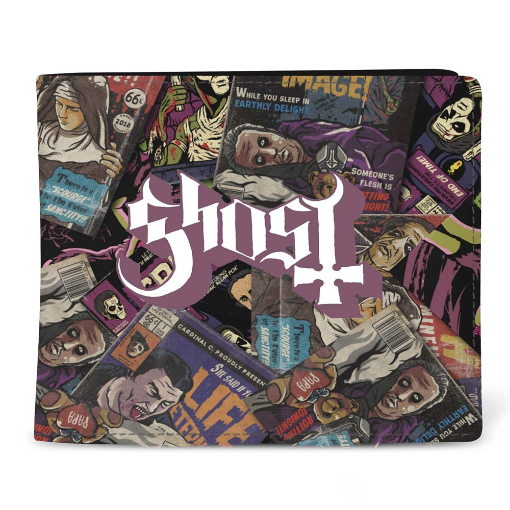 Rocksax Wallet – Black PU Leather, ‘War Is The Answer’ Design, With Coin Zip Pocket, Card Slots, 10x11cm