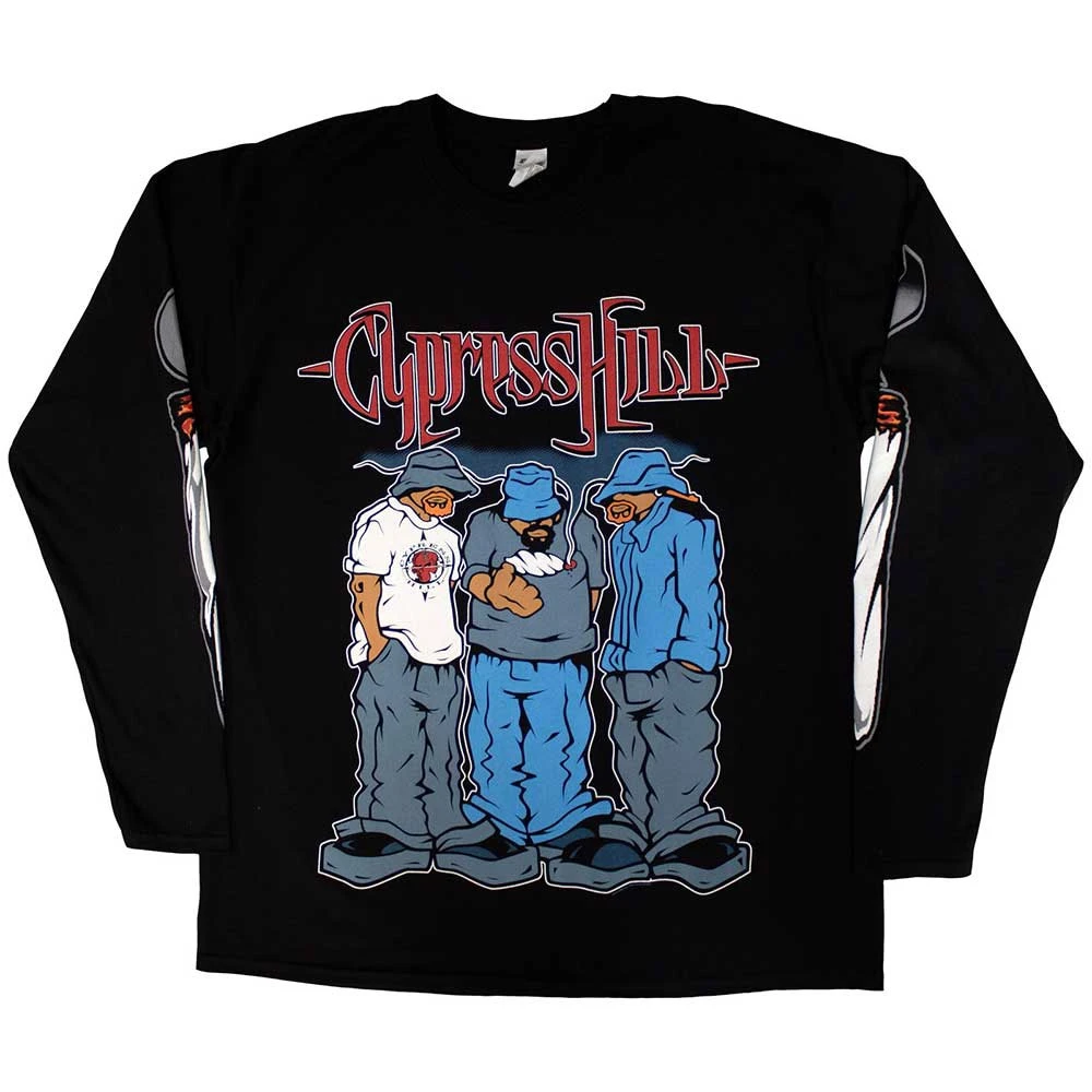 Cypress Hill 'Blunted' (Black) Long Sleeve Shirt