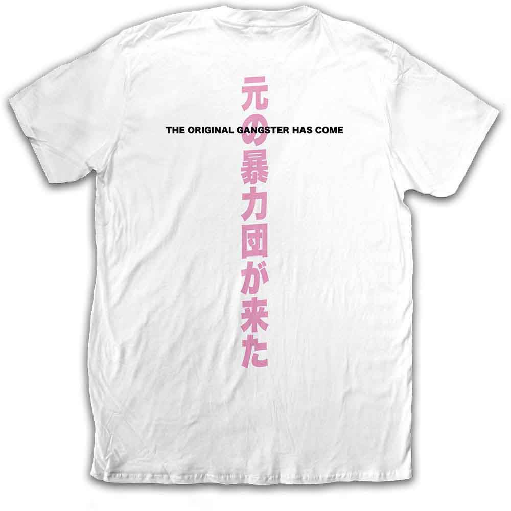 Ice Cube 'Beanie Kanji' (White) T-Shirt | Eyesore Merch