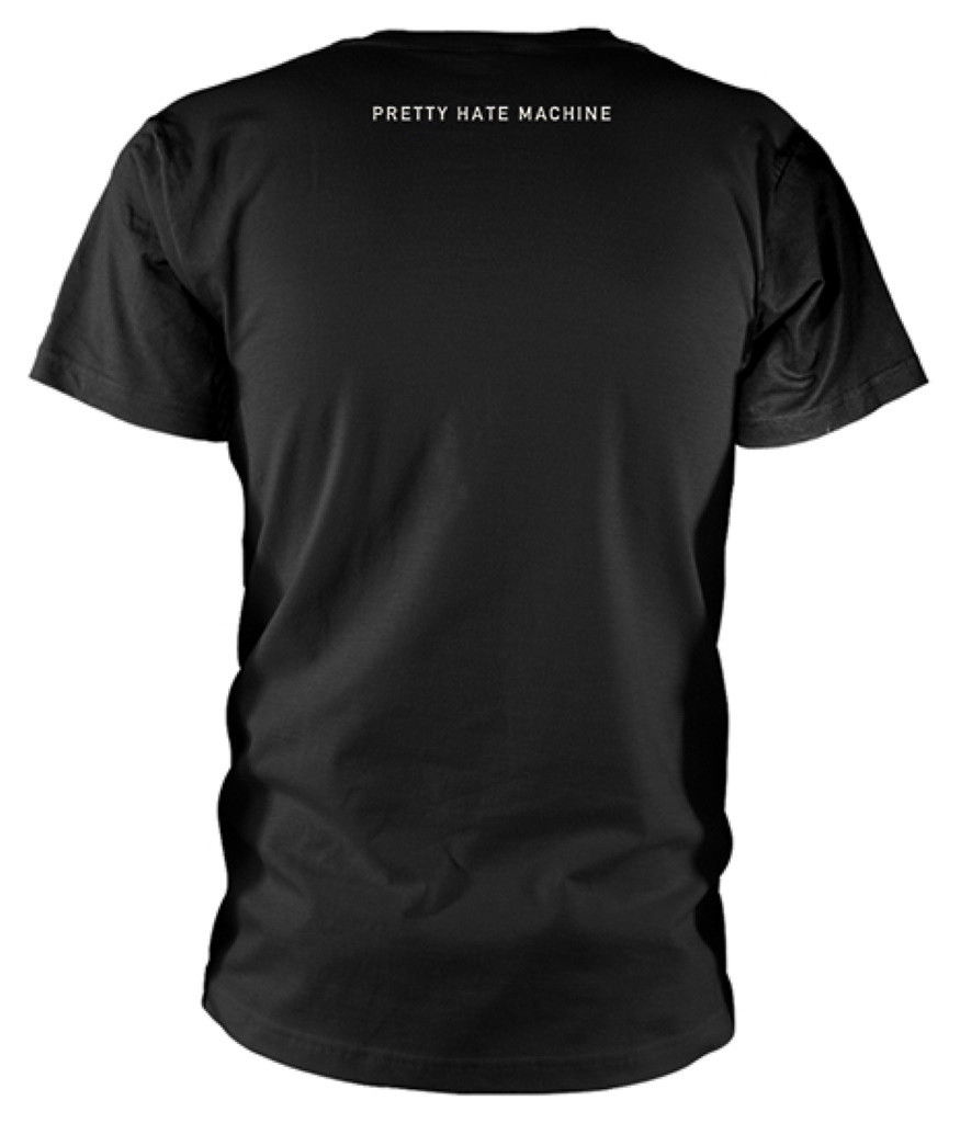 Nine Inch Nails 'Pretty Hate Machine Back Print' (Black) T-Shirt Back Print