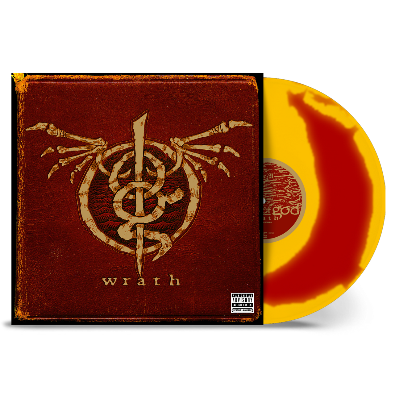 Lamb Of God 'Wrath' LP Yellow Red Split Vinyl