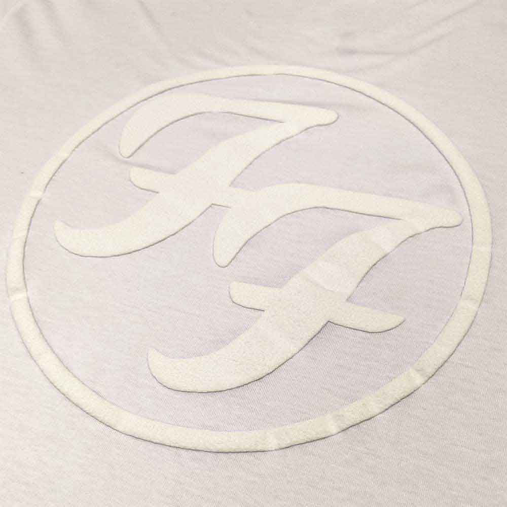 T-shirt Foo Fighters Oro Fascia FF Logo Invecchiato Nuova Ufficiale
