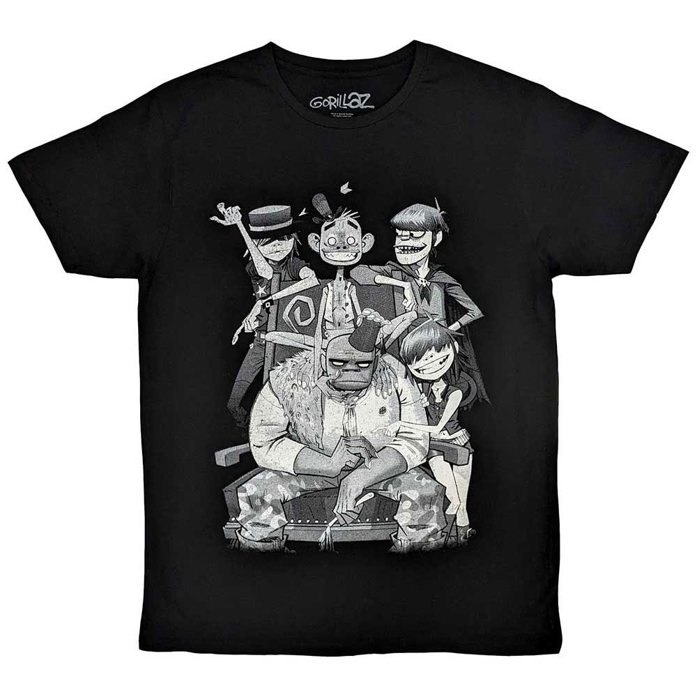 Gorillaz 'George Spray' (Black) T-Shirt | Eyesore Merch