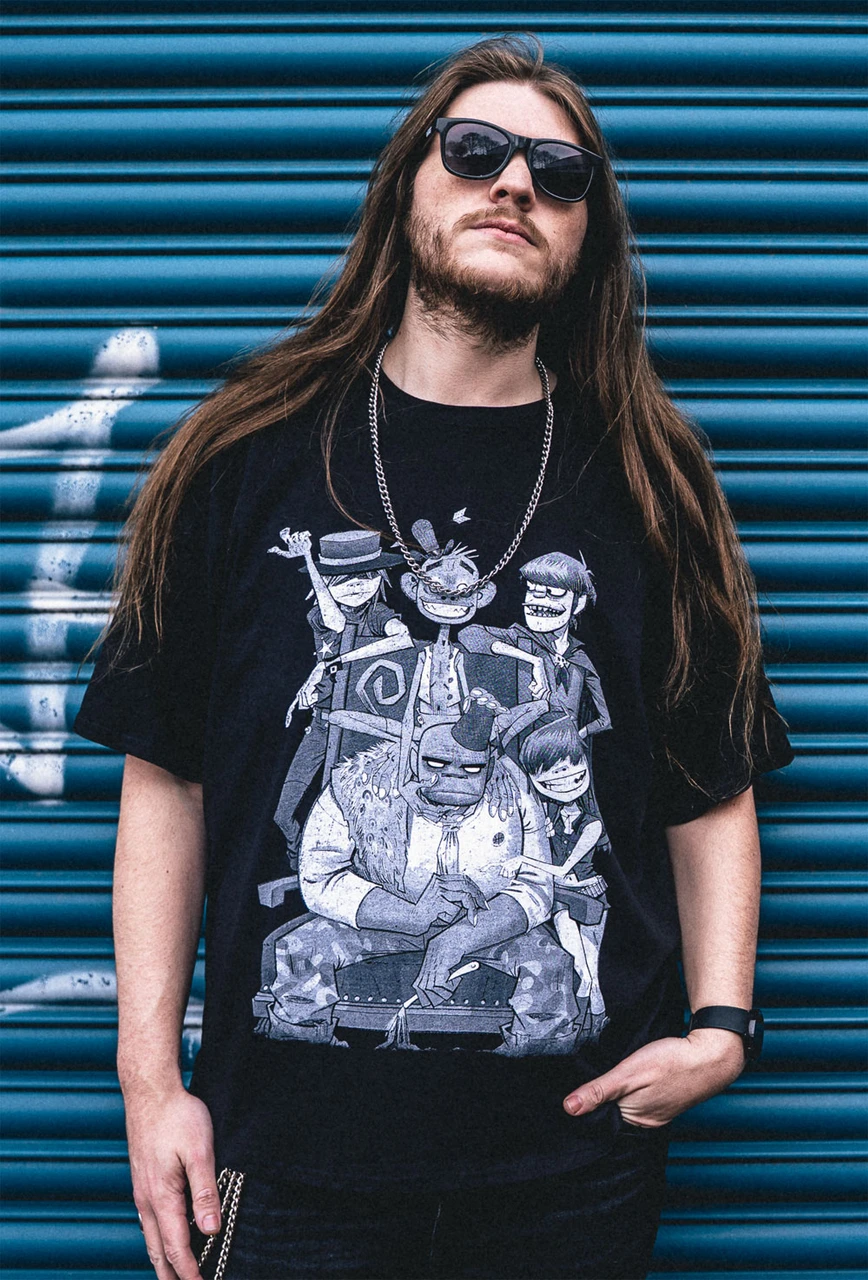 Gorillaz 'George Spray' (Black) T-Shirt