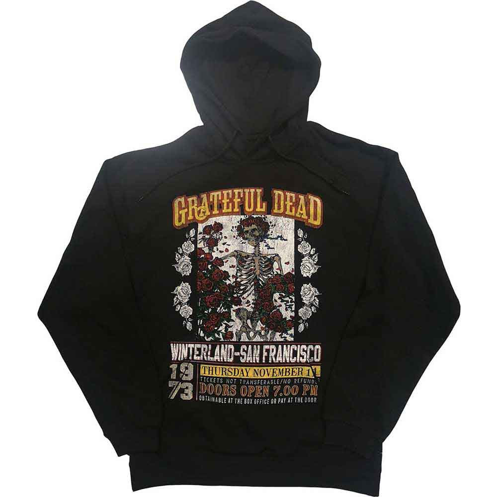rateful Dead 'San Francisco' (Black) Pull Over Eco Hoodie