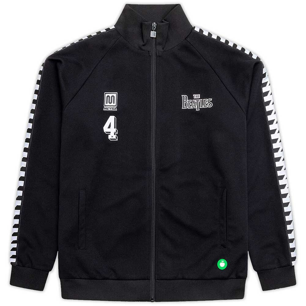 The Beatles 'Logos' (Black & White) Meyba Track Jacket