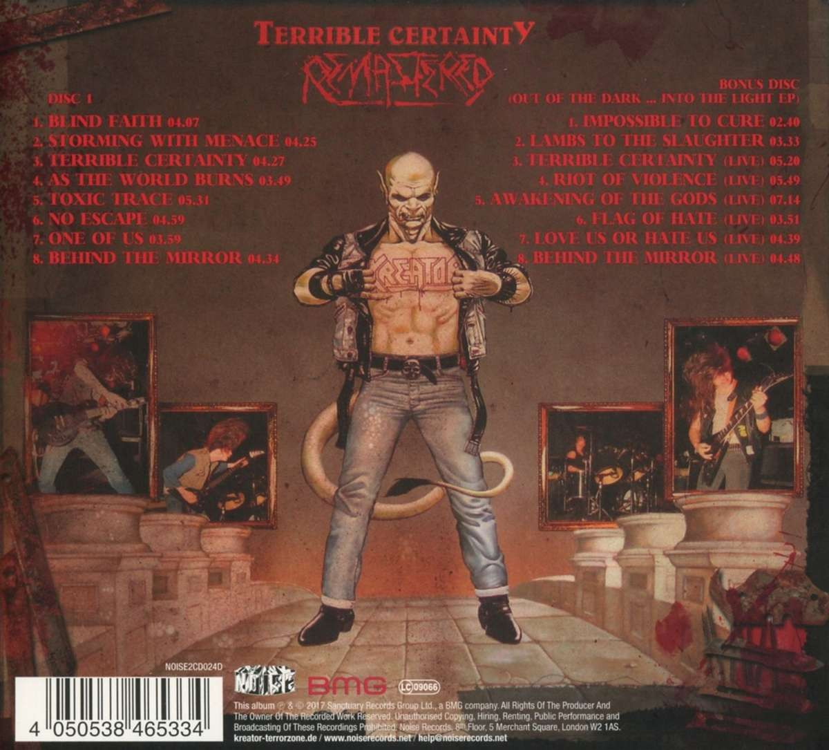 Kreator 'Terrible Certainty' (Remastered) 2CD Digipack