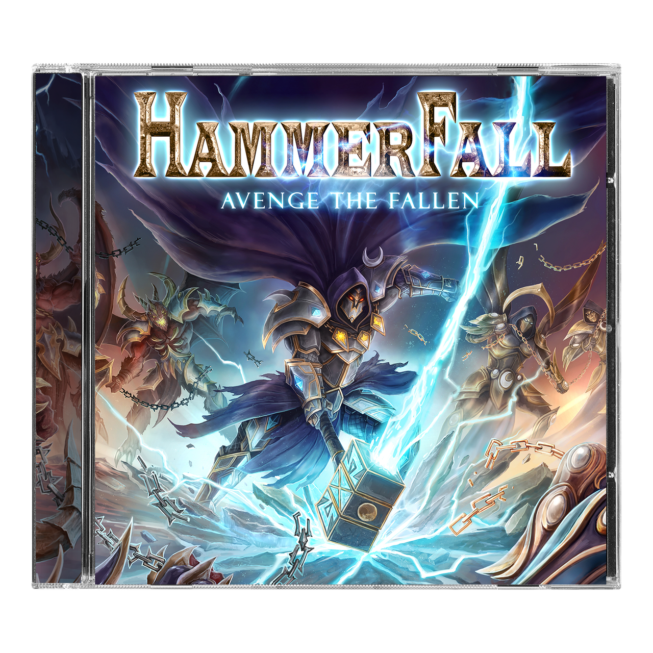 PRE-ORDER - Hammerfall 'Avenge The Fallen' CD Jewel Case - RELEASE DATE 9th August 2024