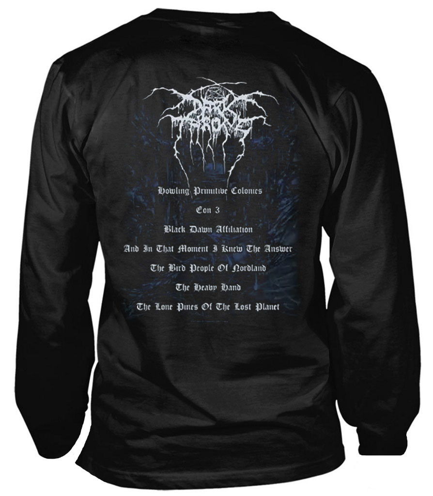 Darkthrone 'It Beckons Us All' (Black) Long Sleeve Shirt Back