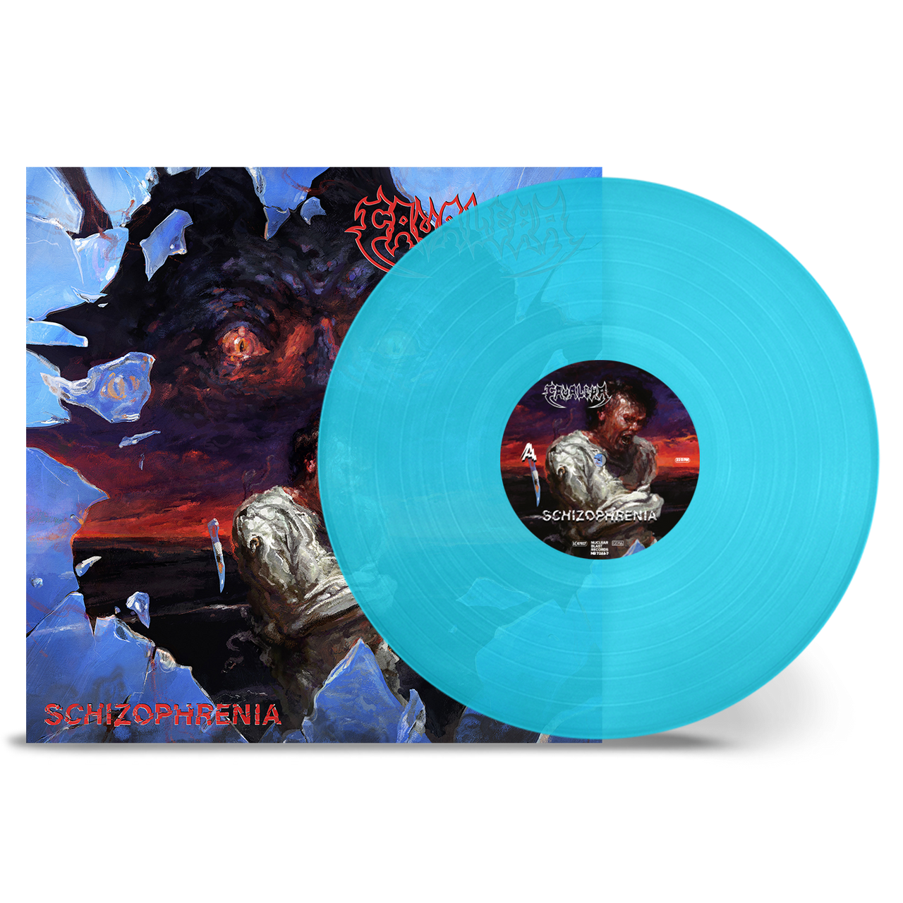 Cavalera 'Schizophrenia (Re-Recorded)' LP Transparent Curacao Vinyl
