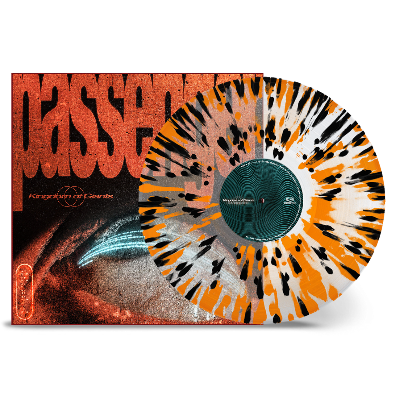 Kingdom Of Giants 'Passenger' LP Orange Black Splatter Vinyl